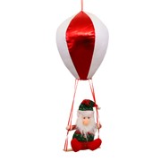 Balon s djedom božićnjakom 50cm crvena/bijela