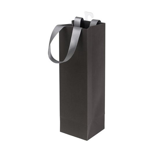 Vrećica 11x11cm h37cm premium boca antracit siva