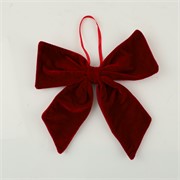 Mašna velvet 25xh26cm burgundy