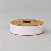 Traka mat saten 25mm/20m bijela 101