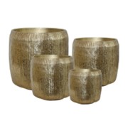 Metalna posuda 52xh49cm zlatna