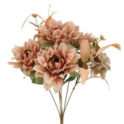 Buket dalija mix 38cm prljavo sv.smeđa