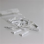 Kvačice 3,5cm x16kom bijela