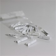 Kvačice 3,5cm x16kom bijela