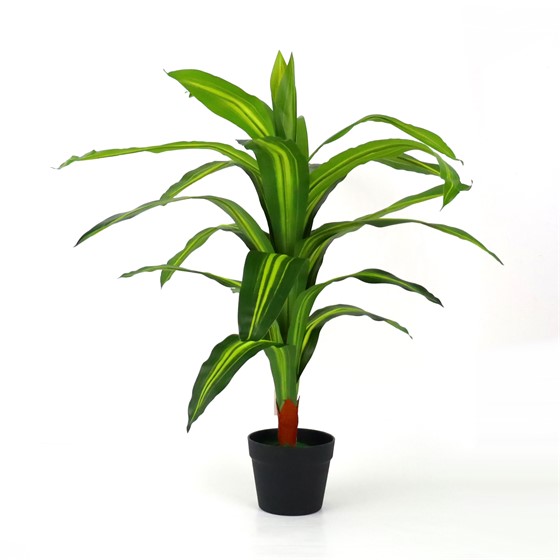 Umjetno drvo Dracena 95cm zelena/žuta