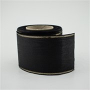 Traka 4422 Moire metalik rub 75mm/25m crna 210