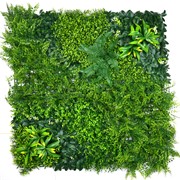 Dekorativna ploča umjetno zelenilo 100x100cm UV zelena/sv.zelena/bijela