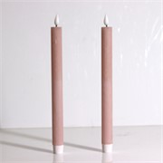 LED svijeća pencil x2kom d2,2  h29cm - mauve