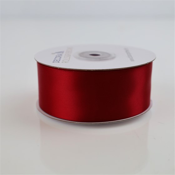 Traka saten 38mm/25m premium t.crvena 270