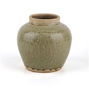 Keramička vaza h20d19cm stone siva