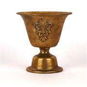 Metalni kalež d15cm h16cm zlatna