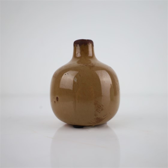 Keramička vaza h9,5cm d9cm smeđa