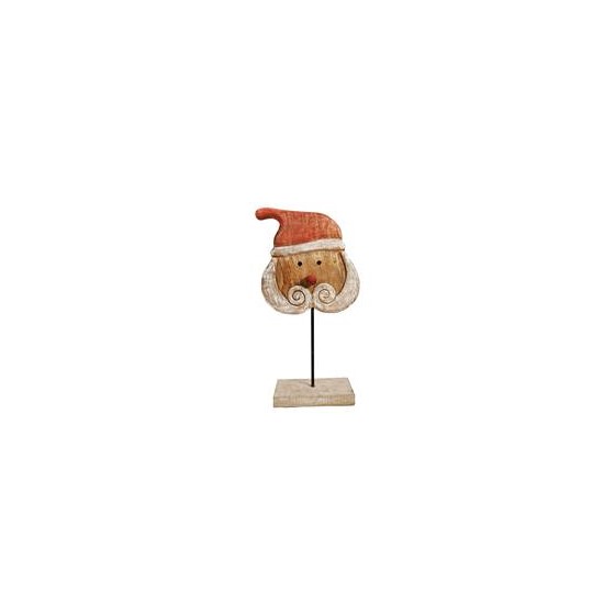 Figura drvo, djed mraz - 47cm