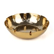 Metalna posuda d36xh9cm zlatna