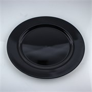 Tanjur plastični, antracit/crna - 33cm