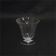 Staklo vaza na nogu h15d15cm