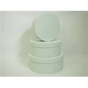 Poklon kutija okrugla x3 kom menta d/h 20/8 18/7 15/6cm