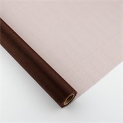 Organdi rola 48cmx10m - smeđa