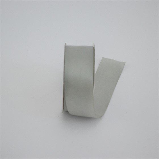 Traka saten 38mm/25m premium shell siva 007