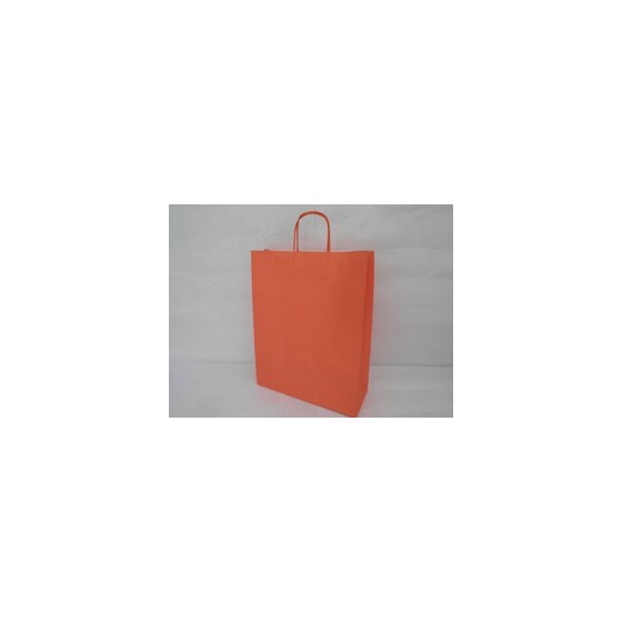 Vrećica 32x12x41cm papir narančasta