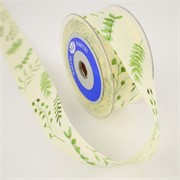 Traka Erbette 40mm/15m krem/zelena