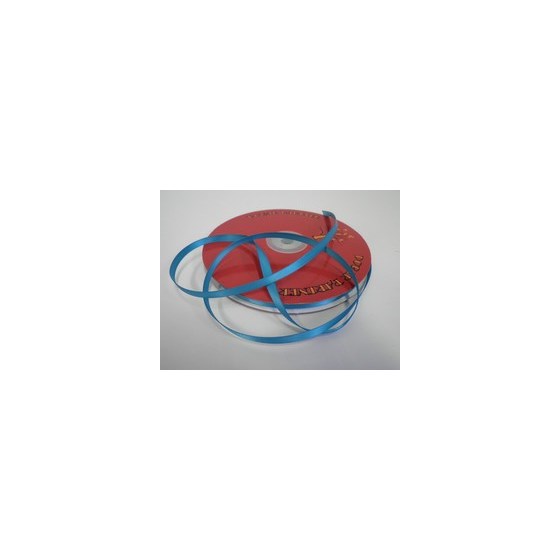 Traka saten 6mm/50m premium tornado plava P344