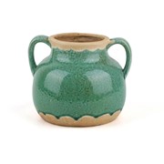 Keramička vaza h16,5x20,5cm d18,5cm zelena