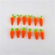 Uskršnja dekoracija mrkve 6cm x12kom narančasta/zelena