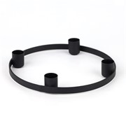 Svijećnjak/umetak za vijenac d20cm h3cm crna