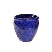 Keramička posuda glazirana h26 d26cm plava