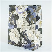 Vrećica 26x12cm h32cm deblji papir cvijeće