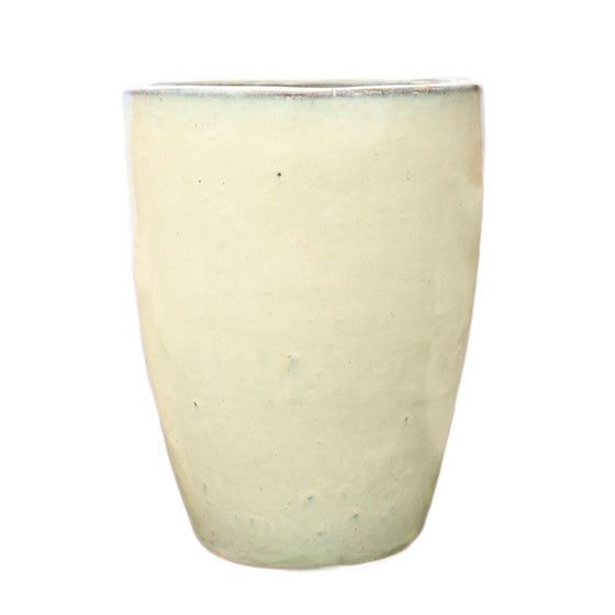 Keramička posuda glazirana h50 d40cm staro bijela