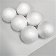 Kugla stiropor 63mm x6kom
