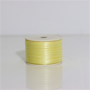 Traka saten 3mm/100m premium banana žuta 617