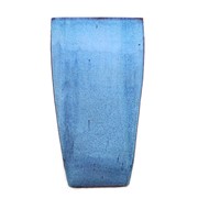 Keramička posuda glazirana četvrtasta h78 d42cm siva/plava