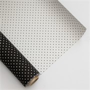 Rola kartopak dvobojna mini pois 1x40m crna/bijela