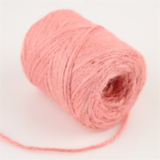 Konop juta 2mm 100g roza 03