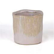 Keramička posuda glazirana h12cm d12cm prljavo bijela