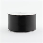 Traka saten 50mm/25m premium crna 030