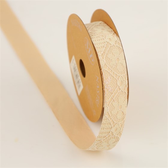 Traka Majolica 25mm/10m bež 42
