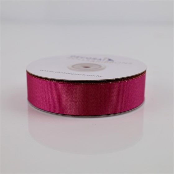 Traka LUREX RIPS 25mm/25m azalea/zlatna