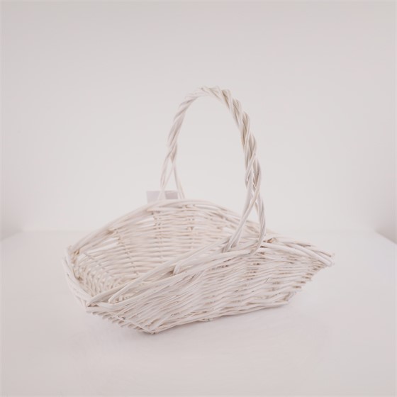 Košara četvrtasta 39x25xh14/33cm bijela