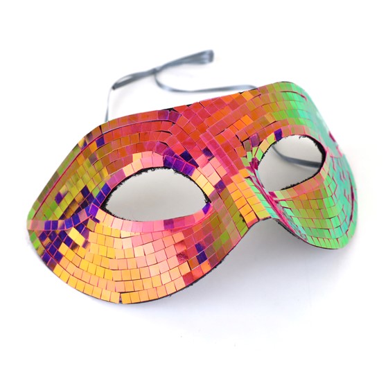 Maska 17x9xh7cm iris multicolor