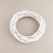Obruč od šibe 30cm bijela