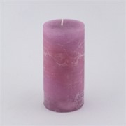 Svijeća frost 6,8xh14cm - fresco lila