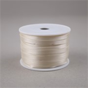 Traka saten 6mm/50m premium ivory 810