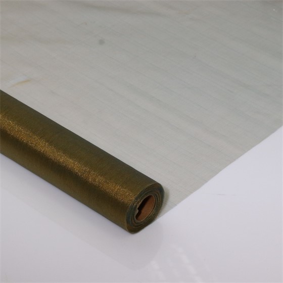 Organdi rola lux efekt 48cmx10m - mix zlatna