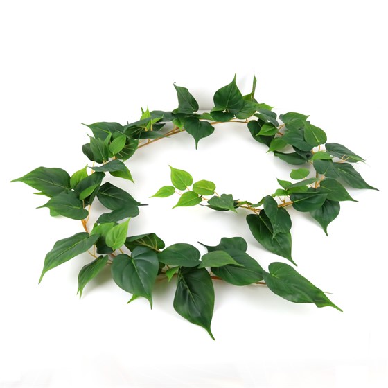 Puzavac girlanda srcoliki bršljan 190cm zelena