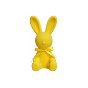 Zec s mašnom pliš 20cm žuta