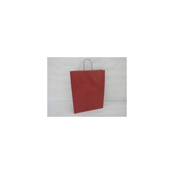 Vrećica 32x12x41cm papir crvena